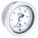 INDUSTRIAL PRESSURE GAUGE, 0 PSI/HG TO 30 PSI, 2 1/2 IN DIAL, 1/4 IN NPT MALE, LOWER BACK