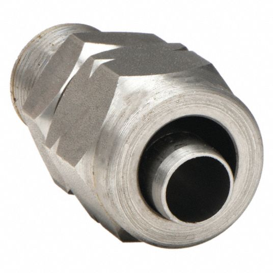 Steel, Compression x MNPT, Male Adapter - 4EHH2|1342-00-0914-00 - Grainger