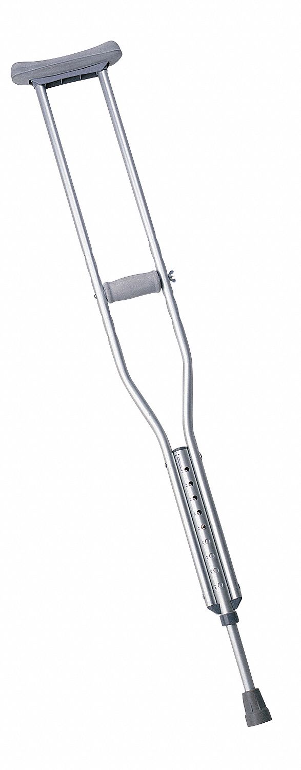4EKC8 - Medium Adult Crutches Aluminum PK2