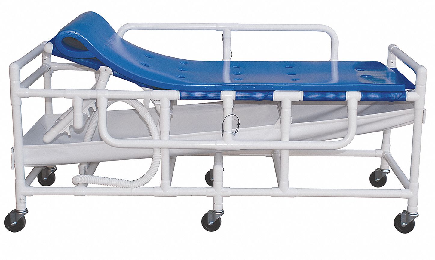 GRAINGER APPROVED Shower Stretcher, 79 in Length, 30 in Width, 33 1/2