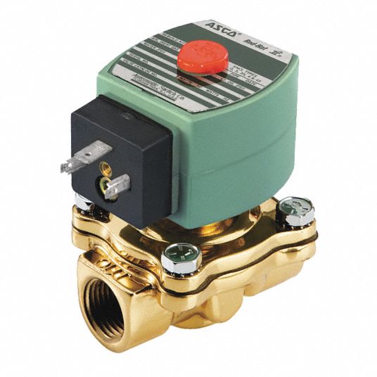 1/2 in Pipe Size - Valves, 24V DC, Solenoid Valve - 4ELF7