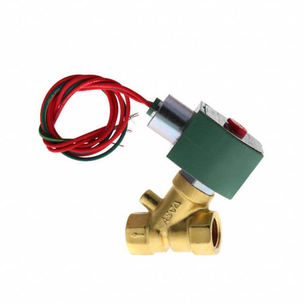 SOLENOID VALVE: 2-WAY, NORMALLY CLOSED, ½ IN PIPE SIZE, 220V AC/240V AC, WATERTIGHT