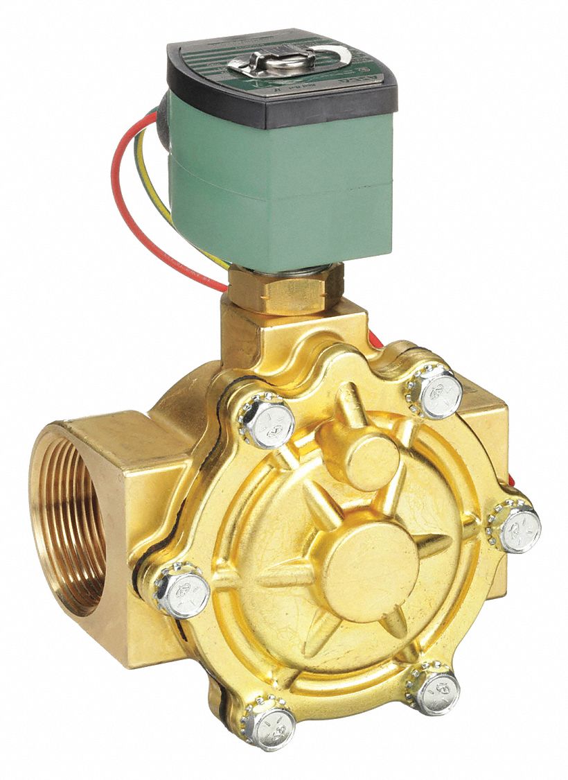 ELECTROVANNE NO 1 1/2 PO LAITON