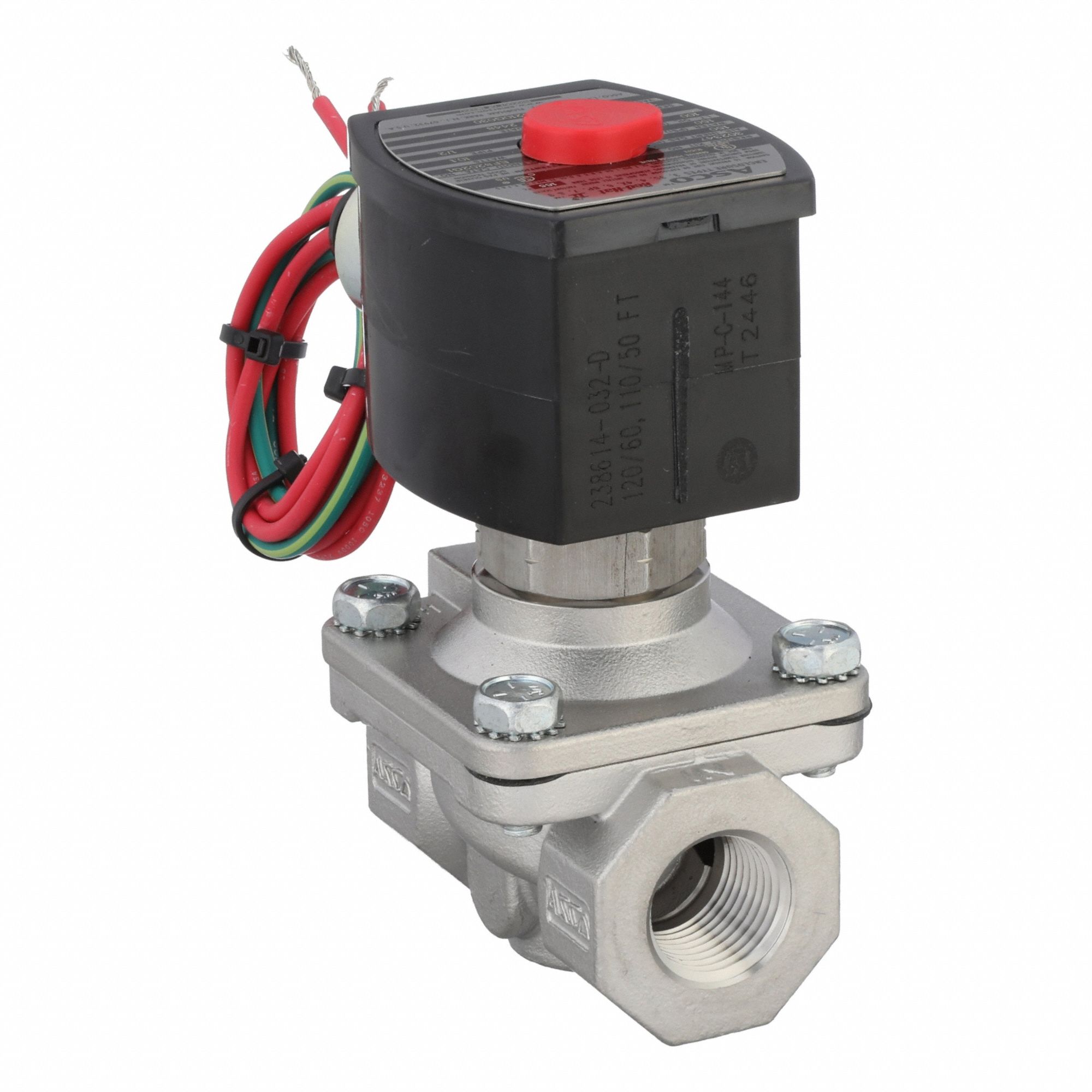 REDHAT, 2-Way, Normally Open, Solenoid Valve - 4EKZ2|EF8210G030 - Grainger