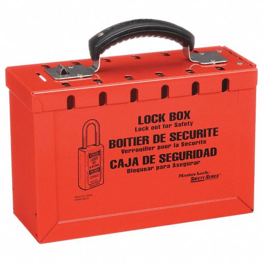 Red Latch Group Lock Box Master Lock 503RED