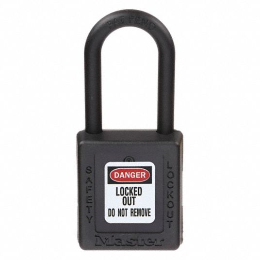 MASTER LOCK, Keyed Different, Thermoplastic, Lockout Padlock