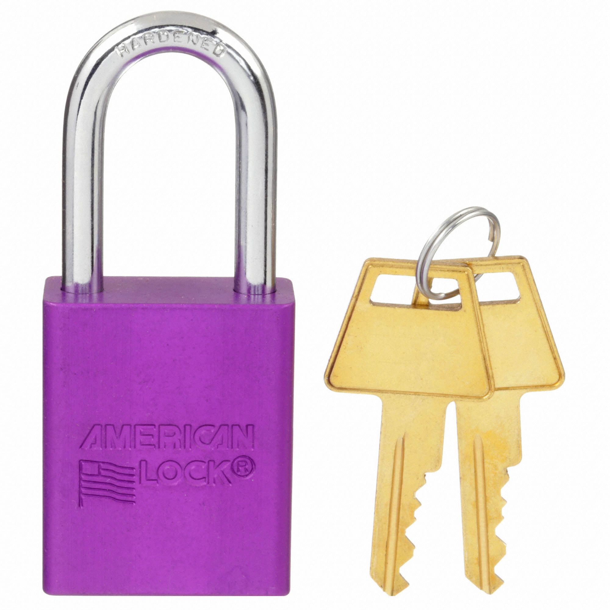 AMERICAN LOCK Lockout Padlock, PK 6 8A591A1106KAS6PRP Grainger