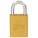 LOCKOUT PADLOCK, KEYED DIFFERENT, ALUMINUM, STANDARD BODY, BORON ALLOY, YELLOW