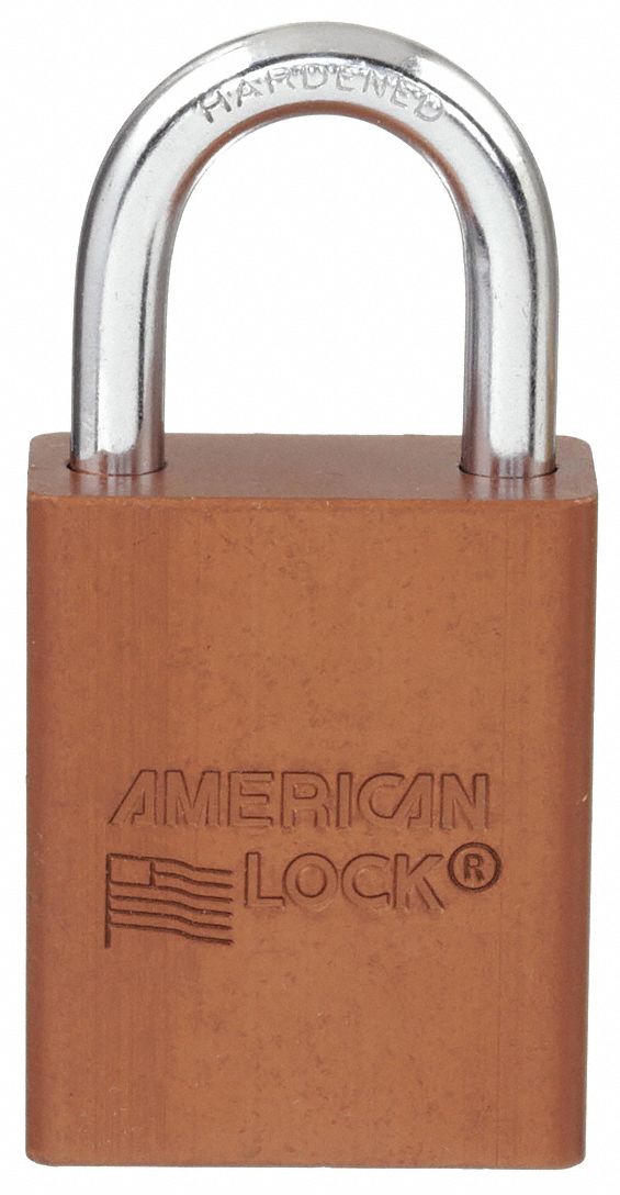 PADLOCK 1-1/2IN KA BRN