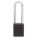 LOCKOUT PADLOCK, KEYED ALIKE, ALUMINUM, STANDARD BODY, BORON ALLOY, EXTENDED, BLACK