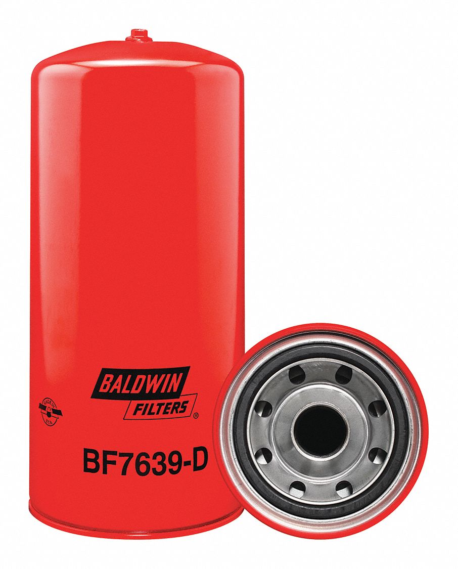 BALDWIN FILTERS, Spin-On, 5 3/8 In Outside Dia, Fuel Filter - 4ENV2 ...