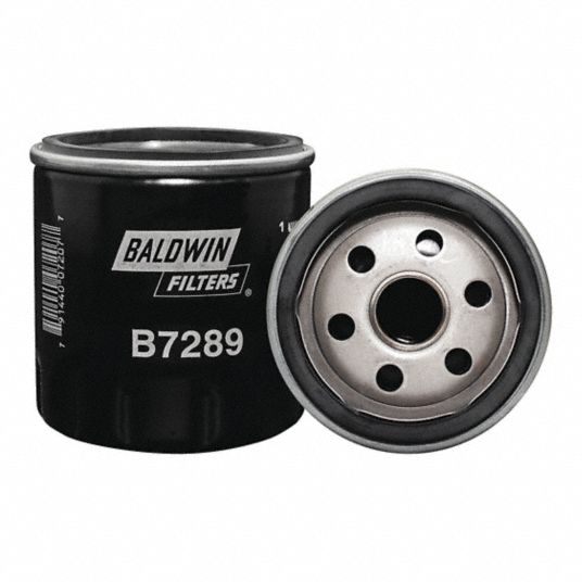 BALDWIN FILTERS, M20-1.50 Thread Size, 3 11/32 in Overall Ht, Oil ...