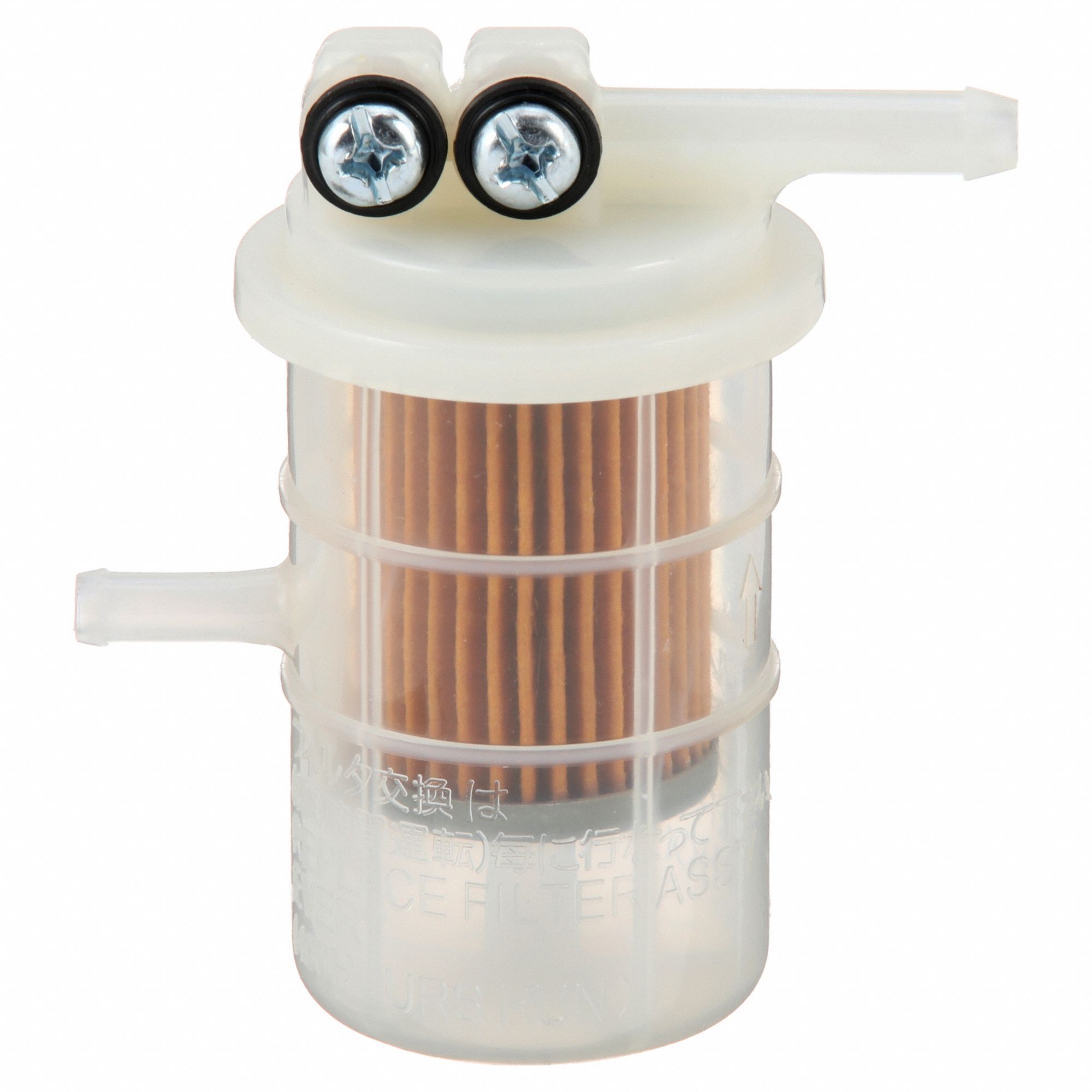 Fuel Filter: In-Line, 1 13/16 in Outside Dia, Cellulose, Mitsubishi