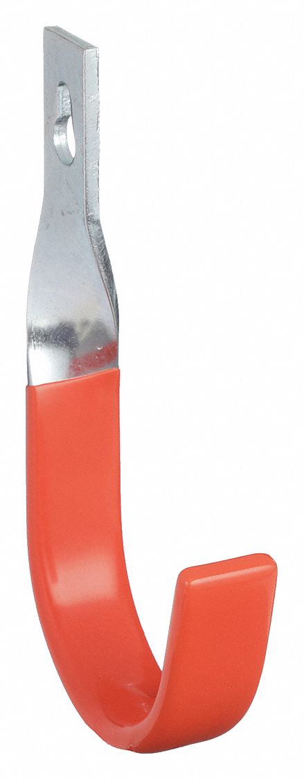 STL HOOK RED VIN COATED 6 7/8 IN L