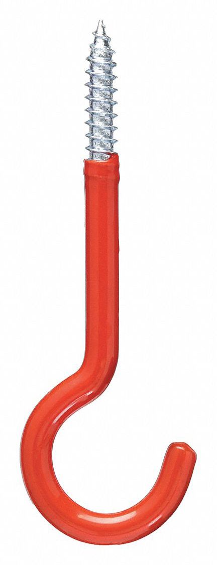 🪝 20 Ganchos Ojo Tornillo De 55mm - Acero Galvanizado (Color Zinc Brillante) - Para Colgar Macetas, Herramientas Y Decoración - Resistente
