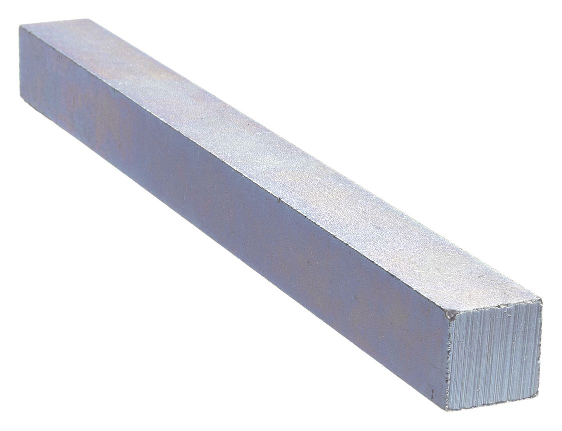 KEY STOCK, 3 FT L, STEEL, ⅝ IN W, INCH, UNDERSIZED, ⅝ IN H