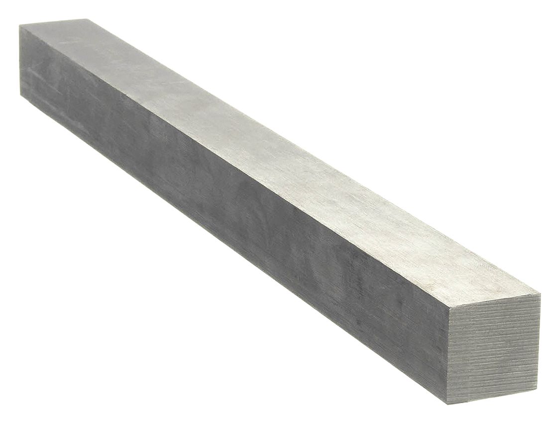 KEY STOCK, 3 FT L, STAINLESS STEEL, ¼ IN W, INCH, UNDERSIZED, ¼ IN H, 18-8