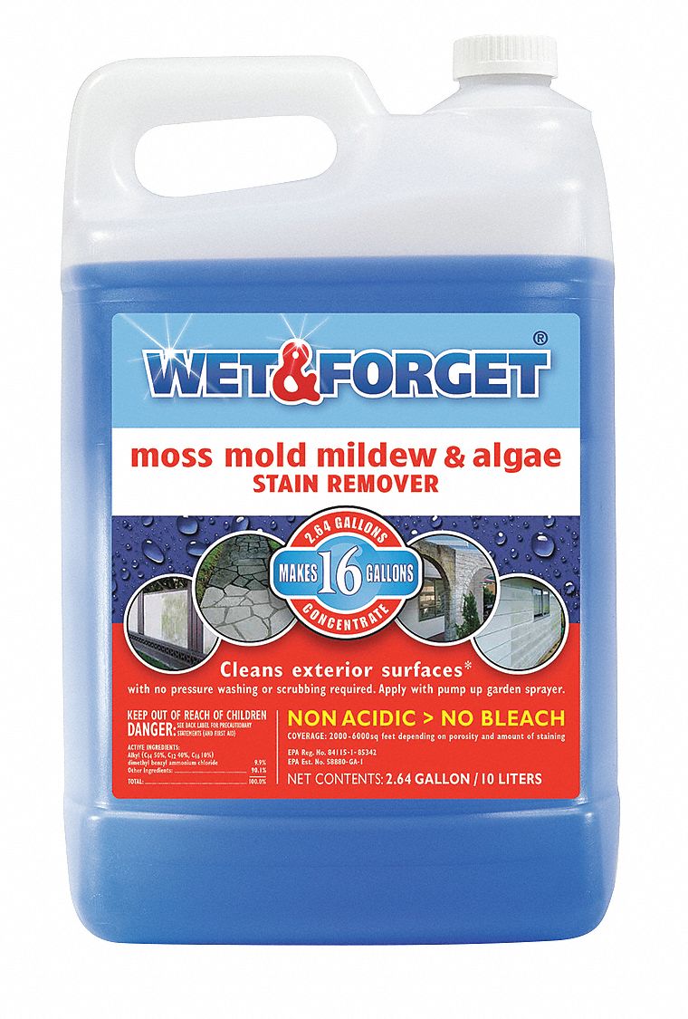 Mold and Mildew Remover: Jug, 10 L Container Size, Concentrated, Liquid