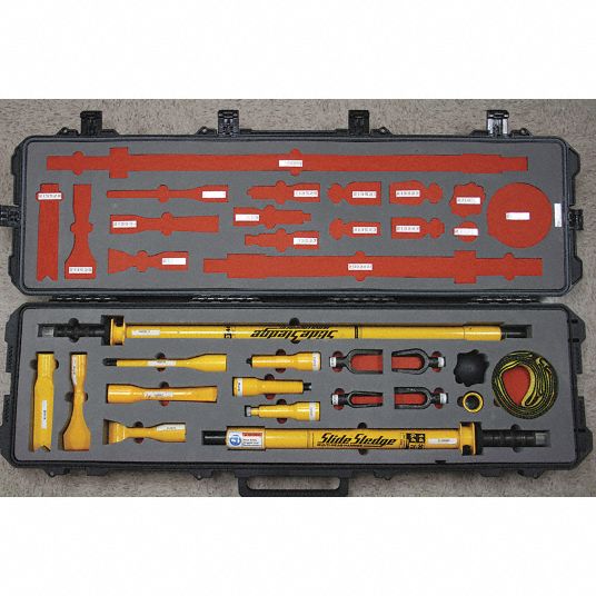 SLIDE SLEDGE Mechanical Set, 18 Pc 4XGR8213801 Grainger
