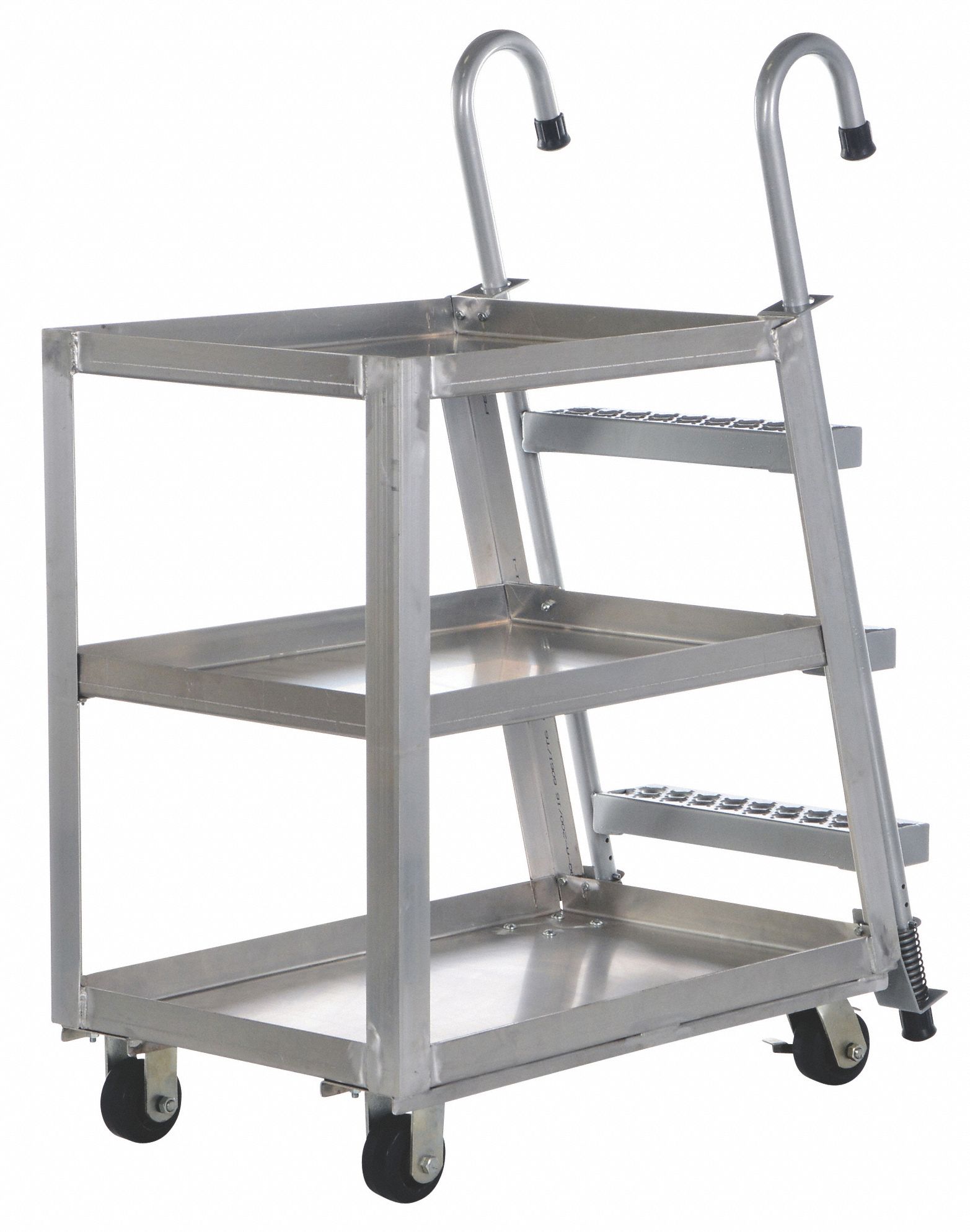 GRAINGER APPROVED CorrosionResistant VerticalAccess Utility Cart