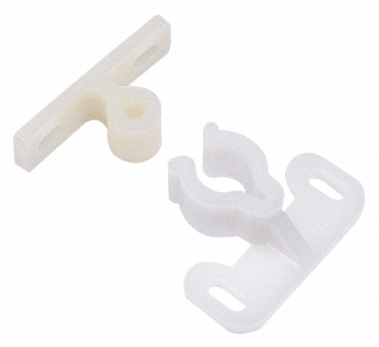 Polyacetal, Plastic, Polyamide White, White Suede Powder Coated, Sprayed