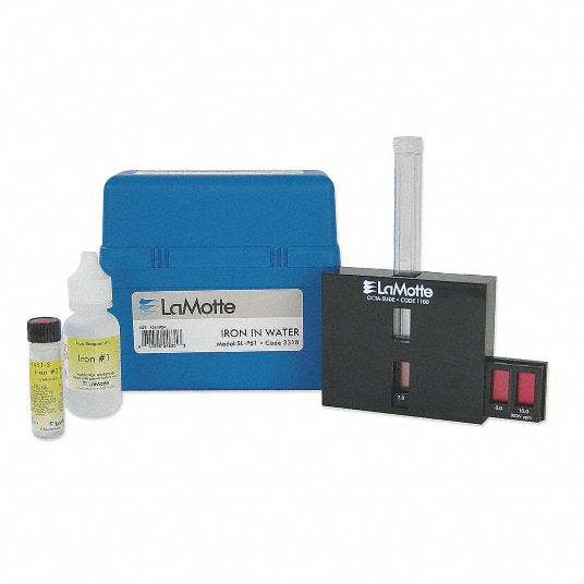LAMOTTE Water Quality Testing Kit, 0.5 to 10.0 ppm Range, 0.5 ppm