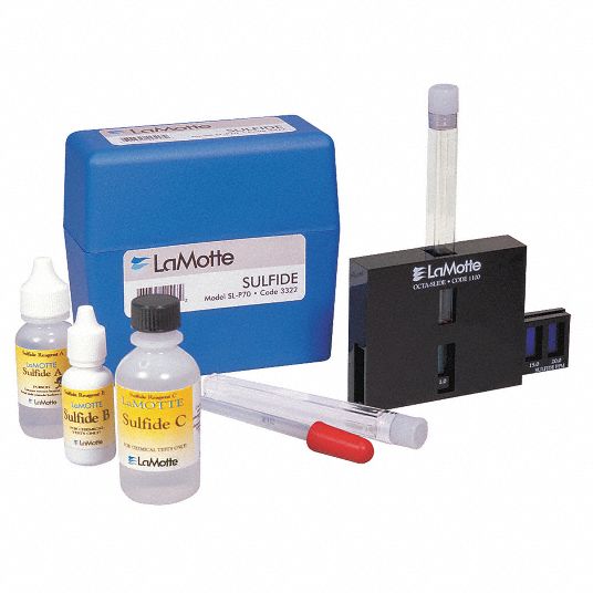 LAMOTTE Water Quality Testing Kit, 0.2 to 20 ppm Range, 0.2 ppm