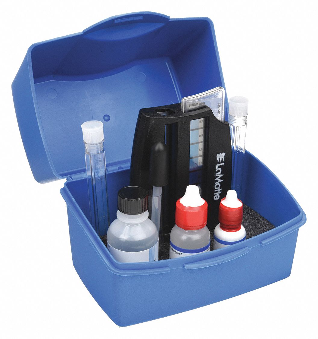 LAMOTTE, Sulfide, 0.2 to 20 ppm, Water Quality Testing Kit 4EVX84456