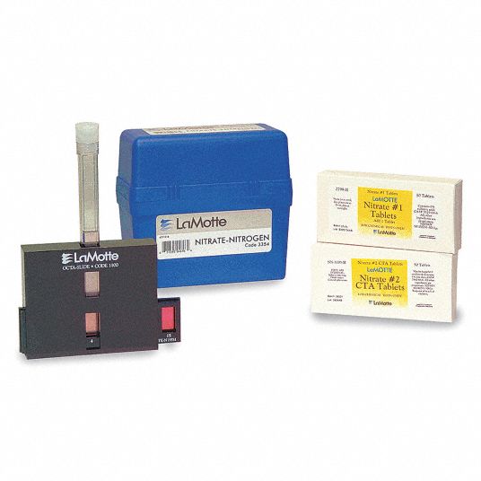 LAMOTTE Water Quality Testing Kit: Nitrate-Nitrogen, 1 to 15 ppm ...