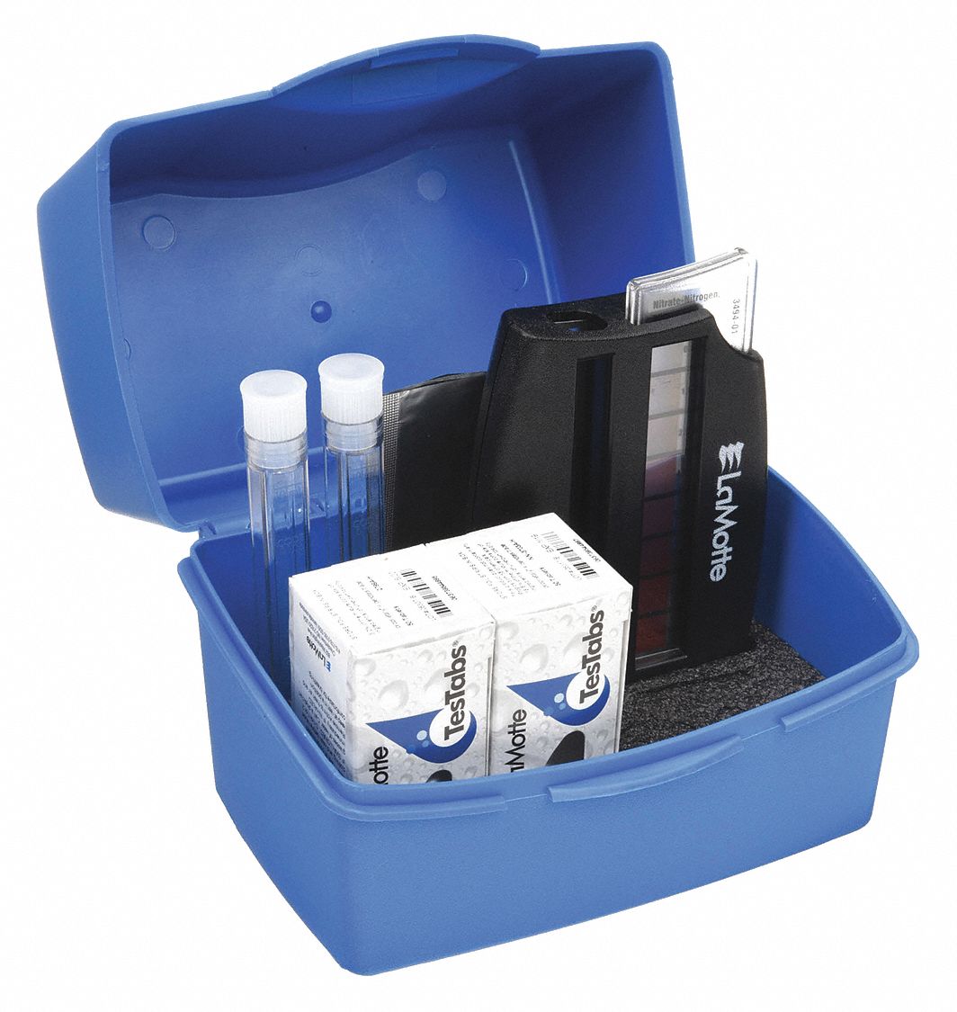 LAMOTTE, NitrateNitrogen, 1 to 15 ppm, Water Quality Testing Kit 4EVX9335401 Grainger
