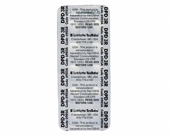 Chlorine DPD #3R RAPID TesTabs Tablets 3308-01 Water Quality Testing Kit