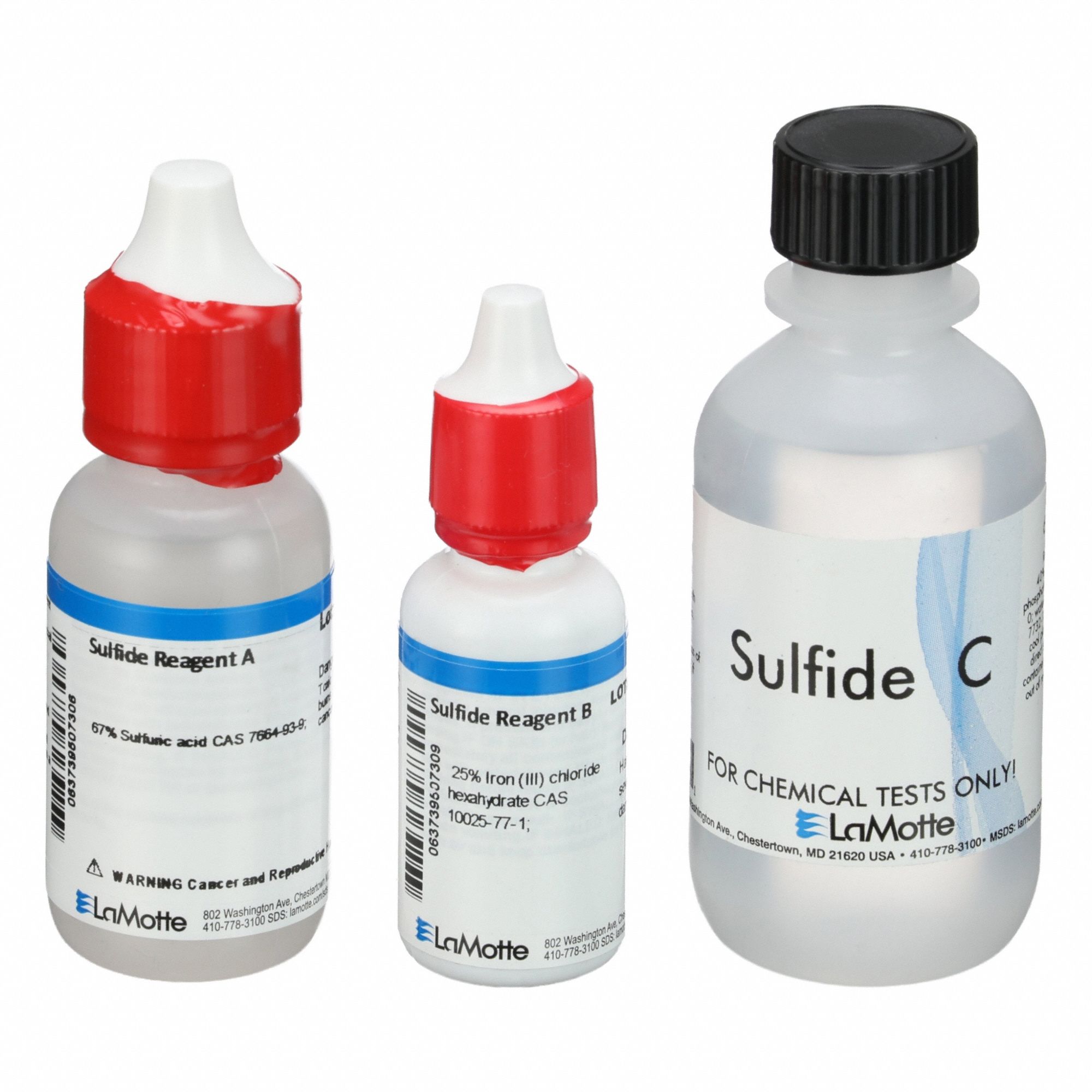 Colorimeter Reagents - Sulfide Test Kit LaMotte 3322 Water Quality Testing Kit