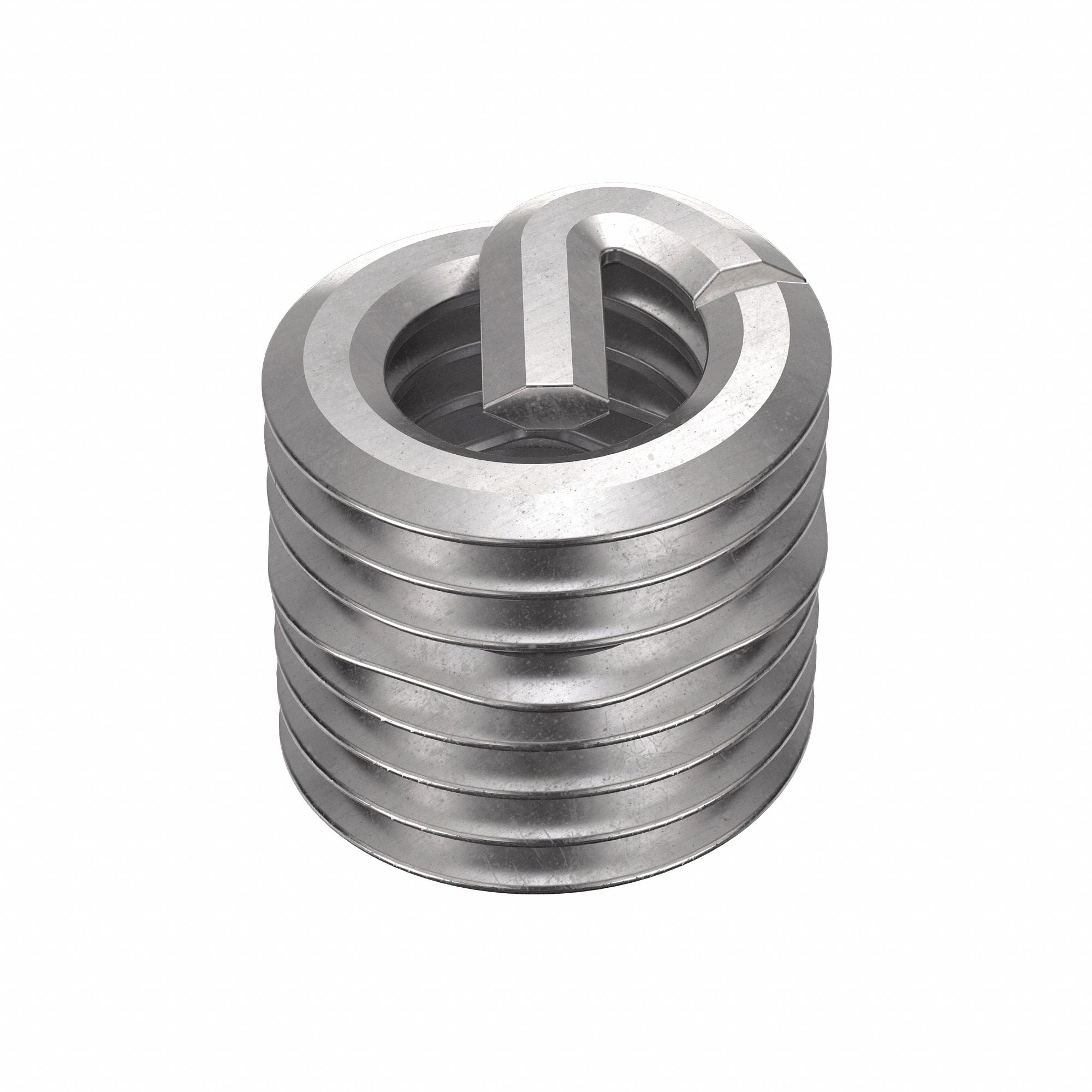 Helical Insert: Tanged Tang Style, Free-Running, M3-0.50 Thread Size, Plain, 1, 000 PK