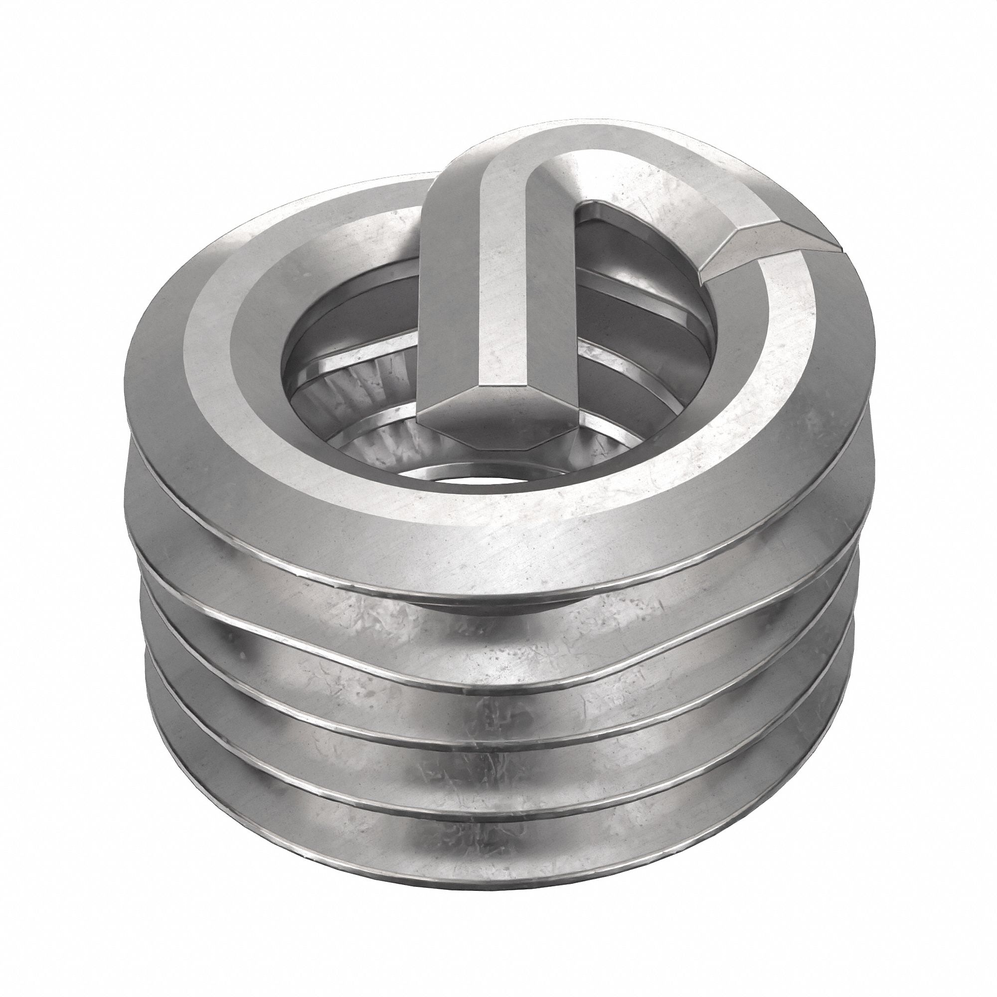 HELI-COIL Helical Insert: Tanged Tang Style, Free-Running, M4-0.70 Thread  Size, Plain, 1,000 PK