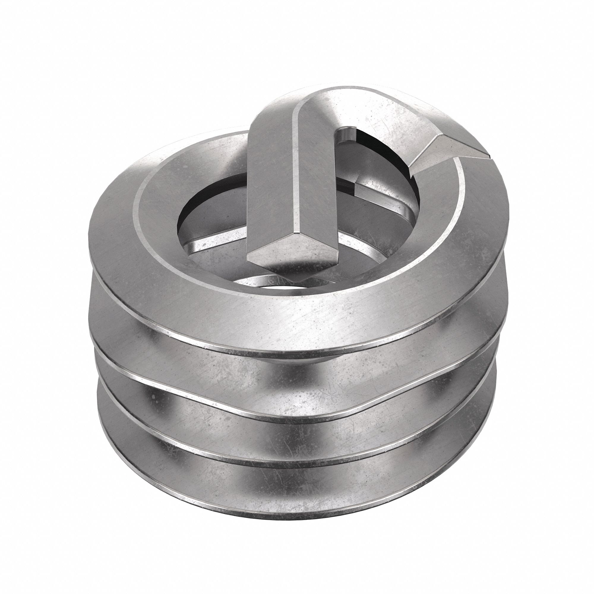 Helical Insert: Tanged Tang Style, Free-Running, #10-24 Thread Size, Plain, 1, 000 PK