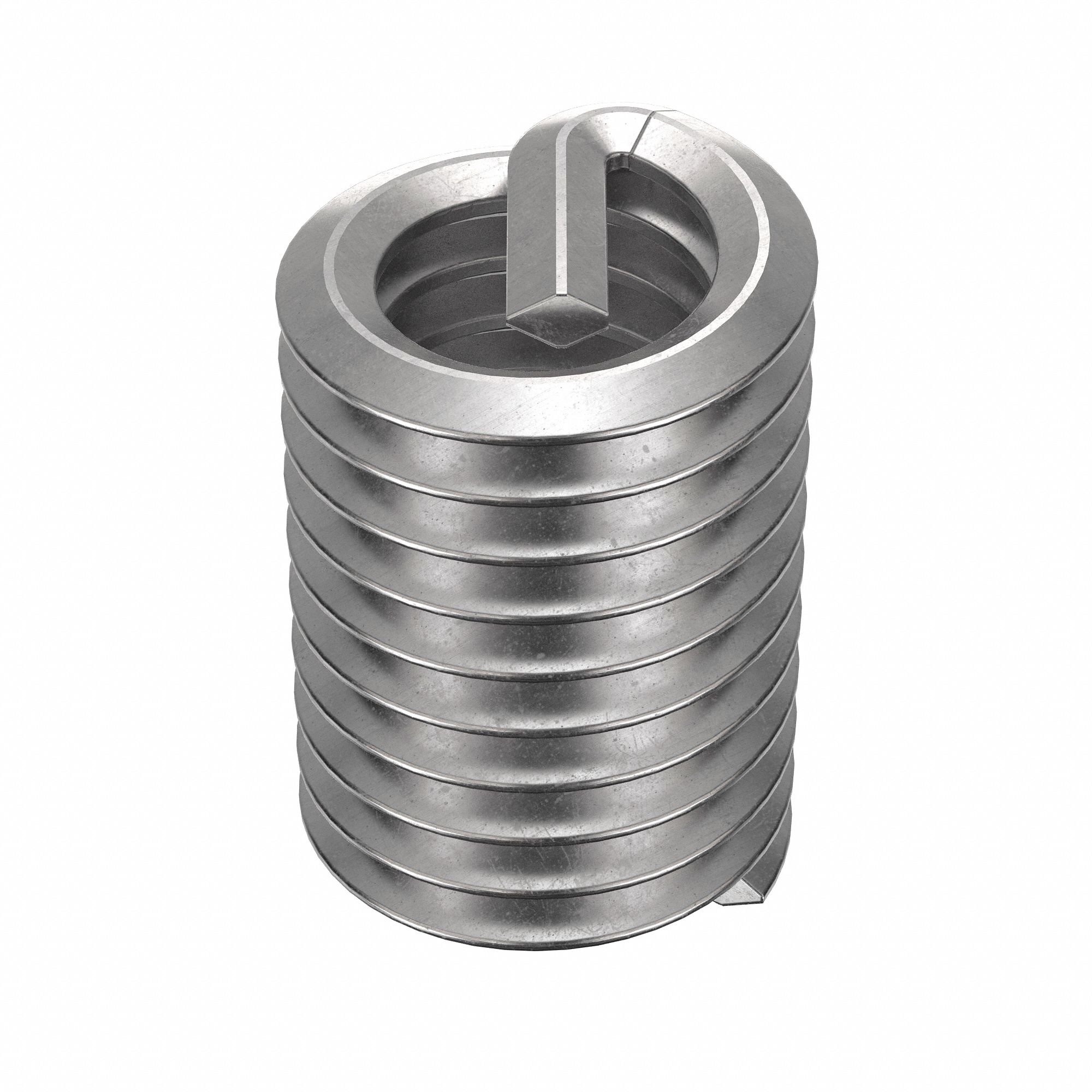 Helical Insert: Tanged Tang Style, Free-Running, 5/16"-18 Thread Size, Plain, 500 PK