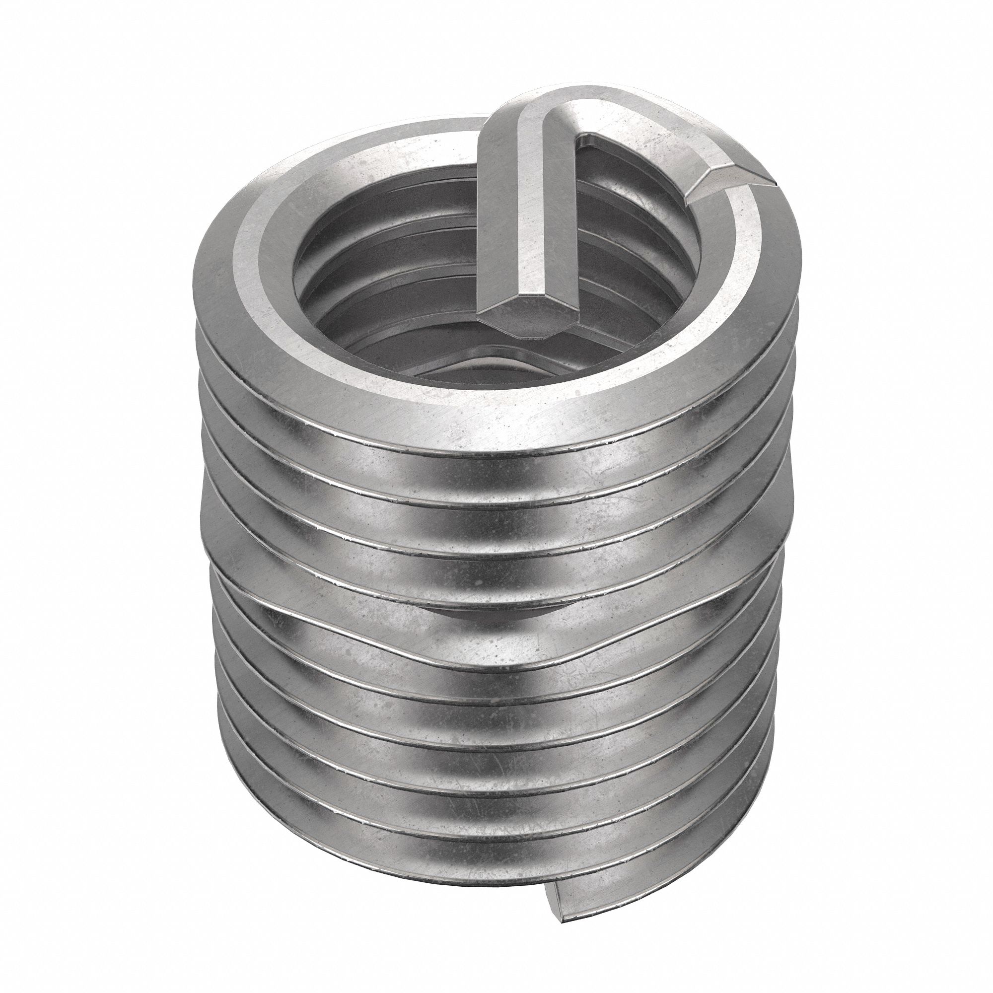 Helical Insert: Tanged Tang Style, Free-Running, 5/16"-24 Thread Size, Plain, 500 PK