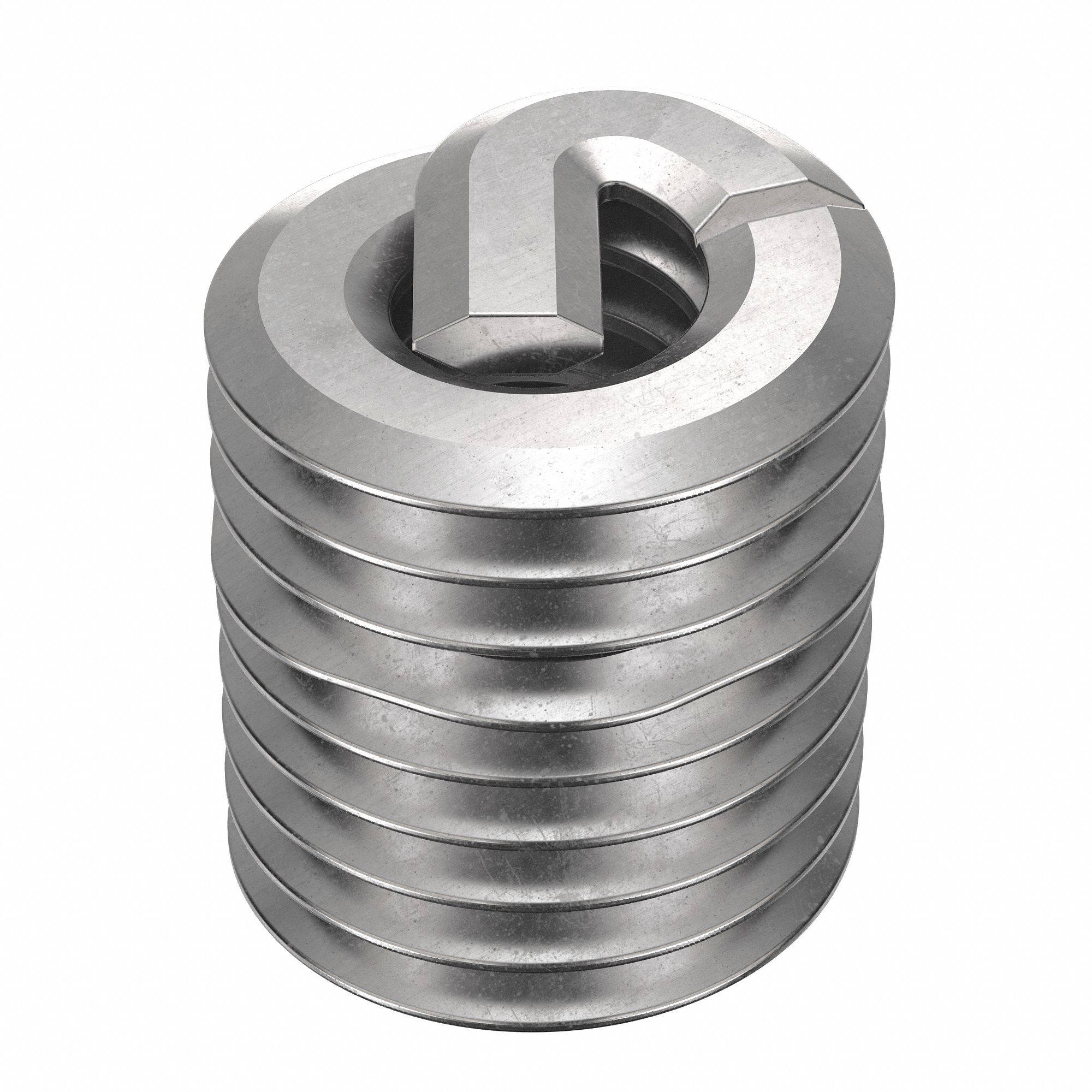 Helical Insert: Tanged Tang Style, Screw-Locking, #2-56 Thread Size, 1, 000 PK