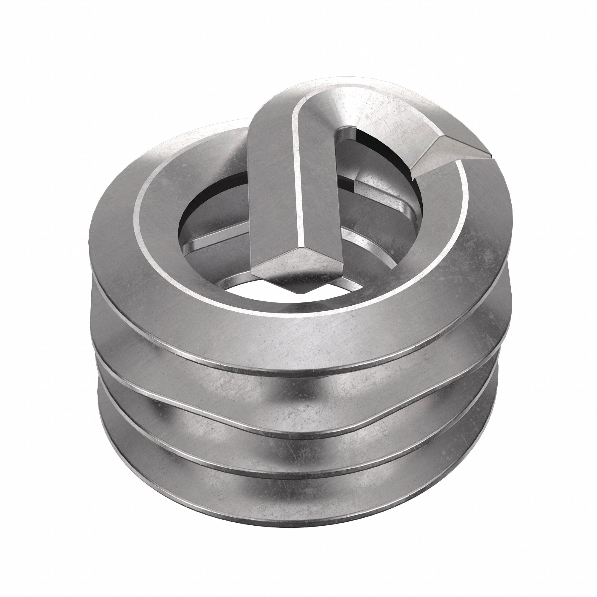 Helical Insert: Tanged Tang Style, Screw-Locking, #10-24 Thread Size, 1, 000 PK
