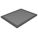 SHELF FOR RACK-STYLE UTILITY CARTS WITH METAL SHELF TRAYS, 50 LB LOAD CAPACITY, GREY