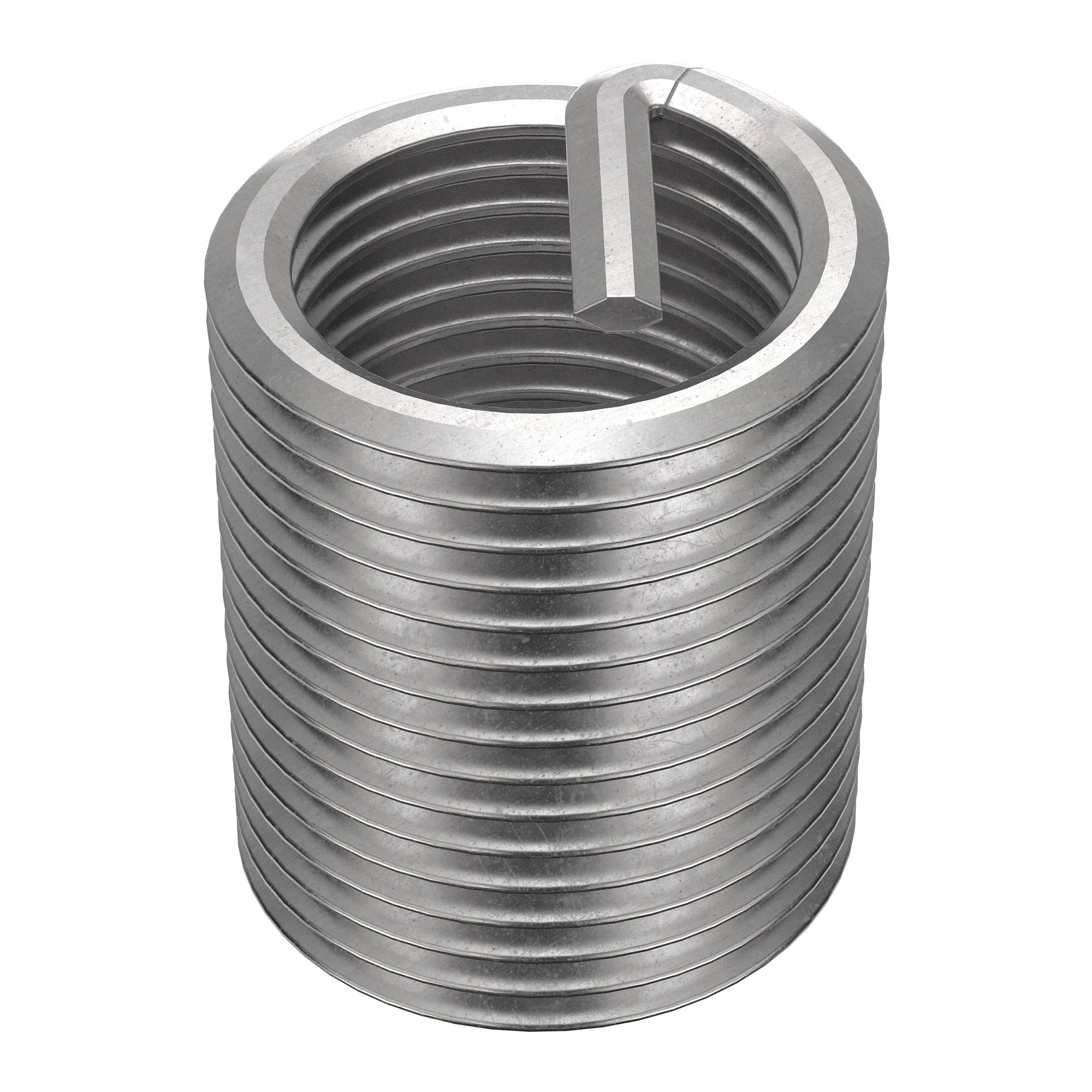 Helical Insert: Tanged Tang Style, Free-Running, 5/8"-18 Thread Size, Plain, Plain, 6 PK
