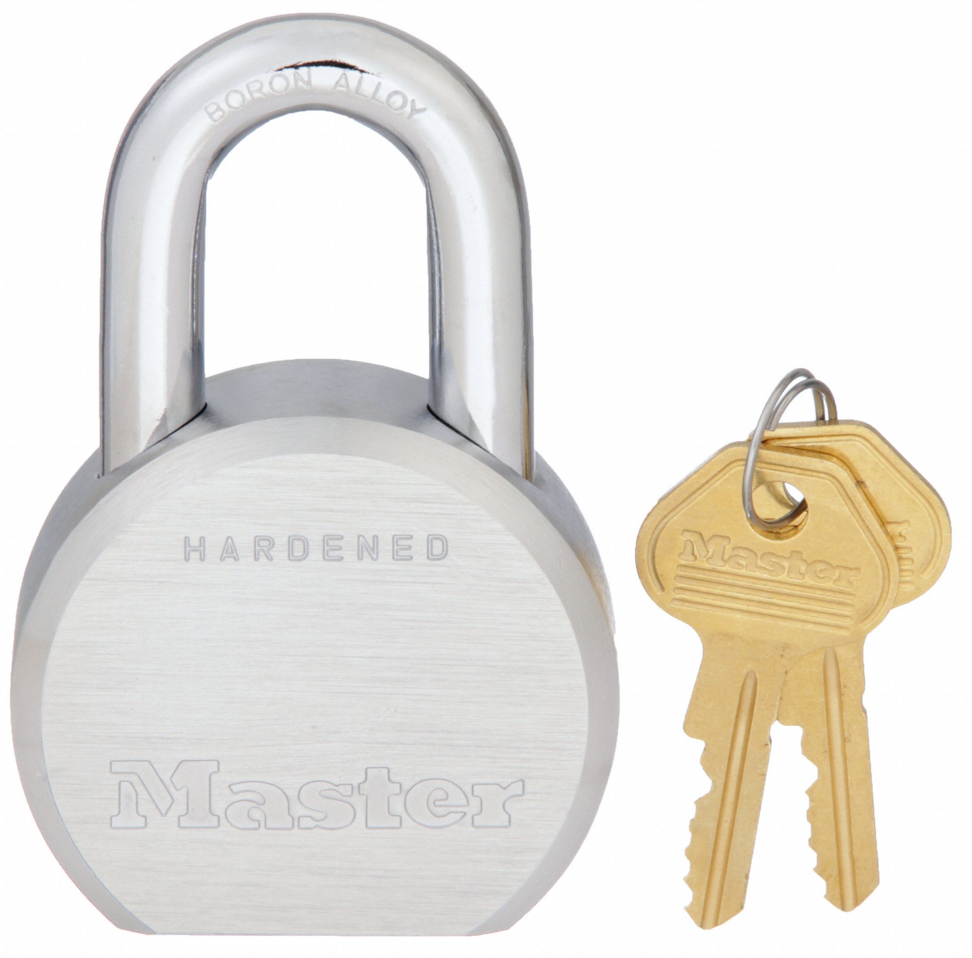 Padlock: 1 1/8 in Vertical Shackle Clearance, 7/8 in Horizontal Shackle Clearance, 5 Pin Pins, Boron