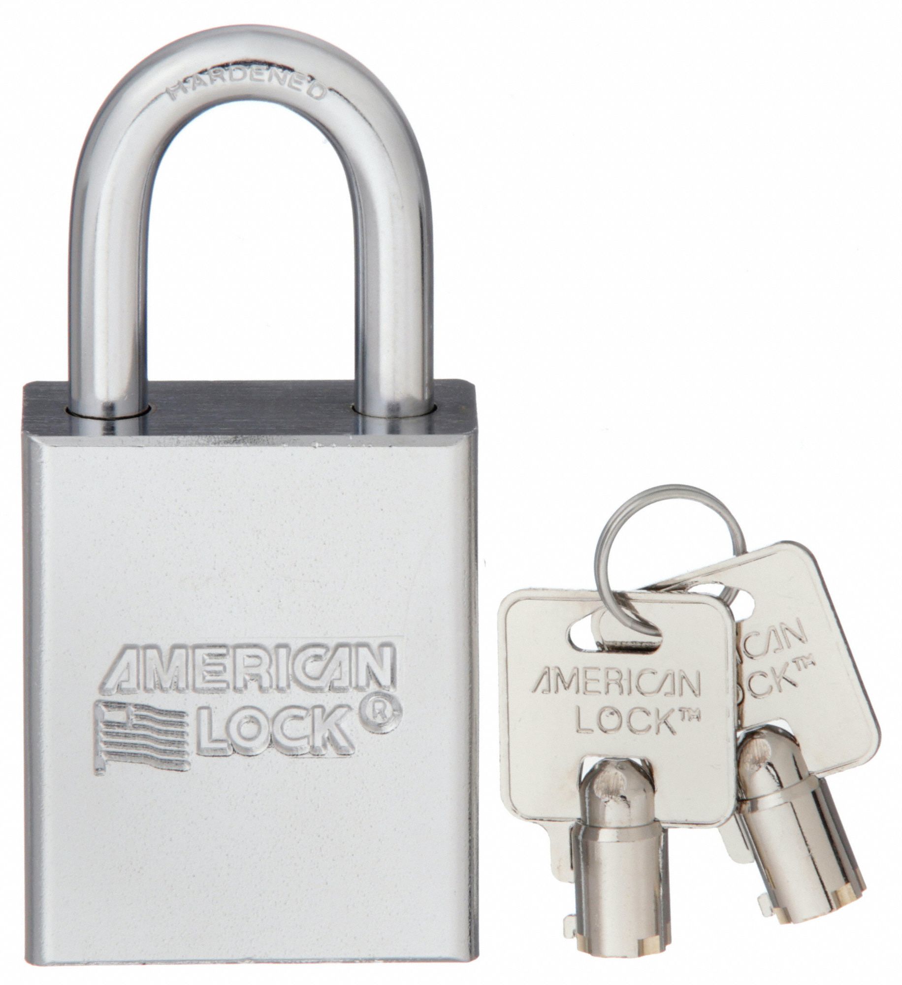 Padlock: 1 1/8 in Vertical Shackle Clearance, 3/4 in Horizontal Shackle Clearance, 15546 Key, Boron
