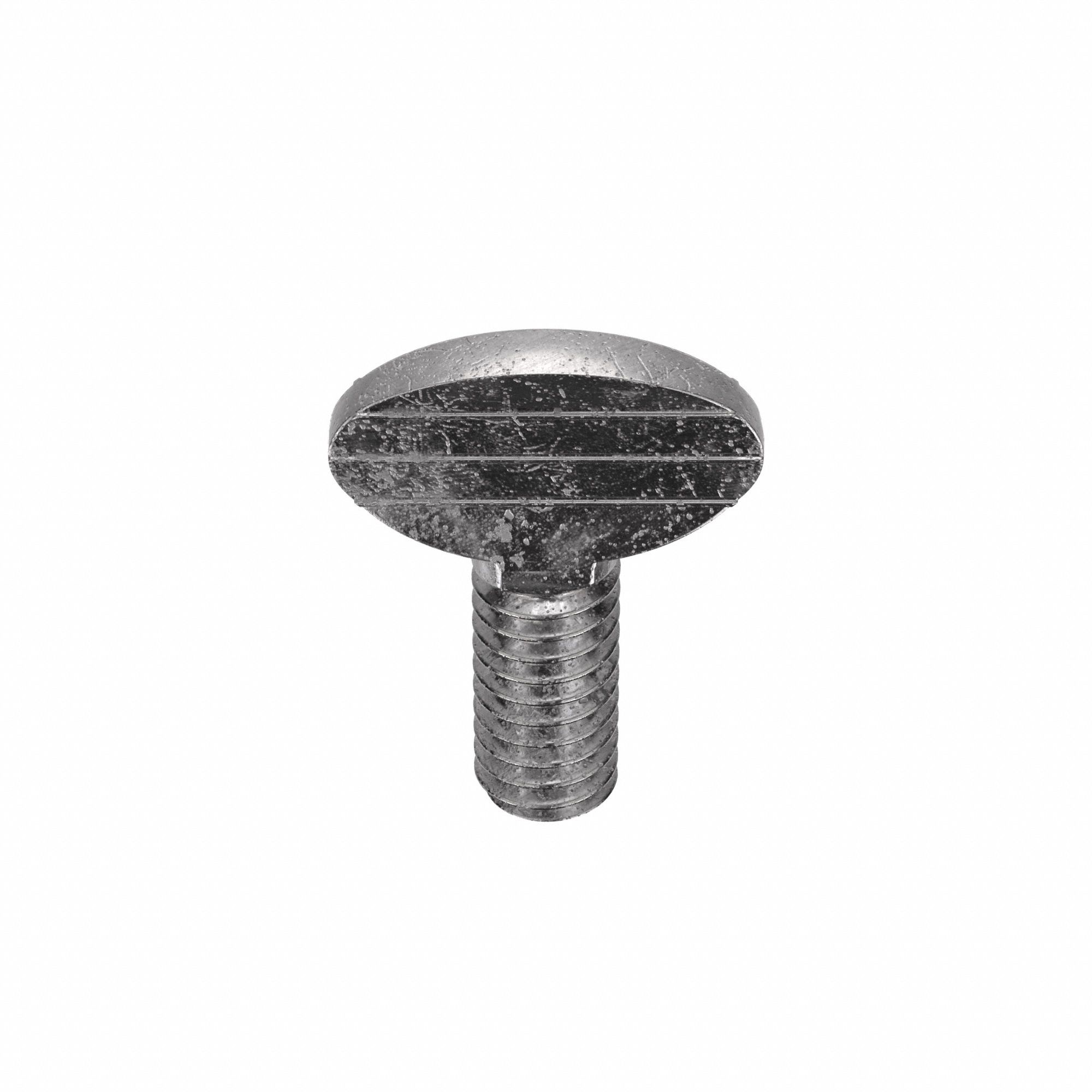 Thumb Screw: #8-32 Thread Size, 3/8 in Lg, Smooth, Spade, 18-8, Stainless Steel, Plain, 5 PK