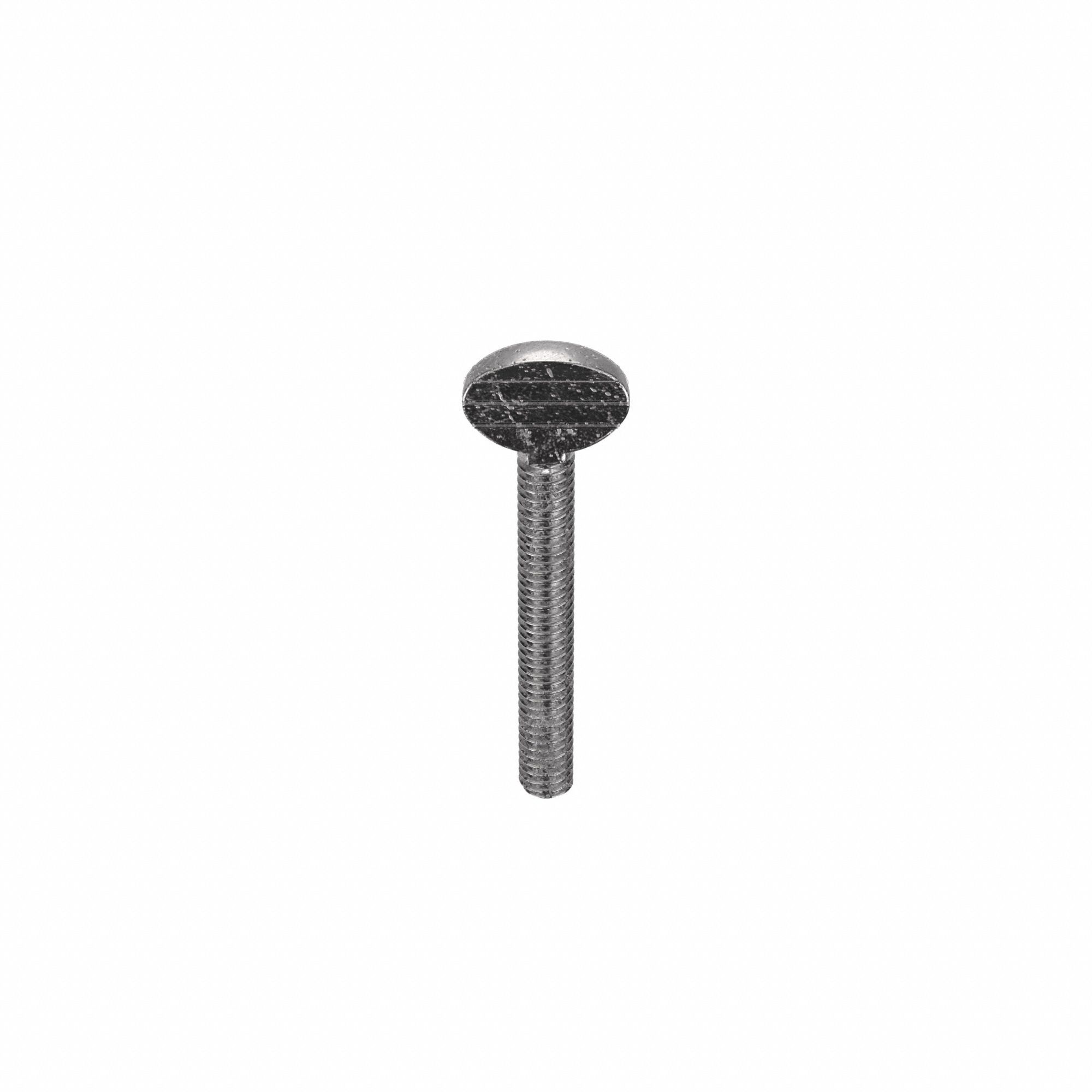 Thumb Screw: 1/4"-20 Thread Size, 2 in Lg, Smooth, Spade, 18-8, Stainless Steel, Plain, 5 PK