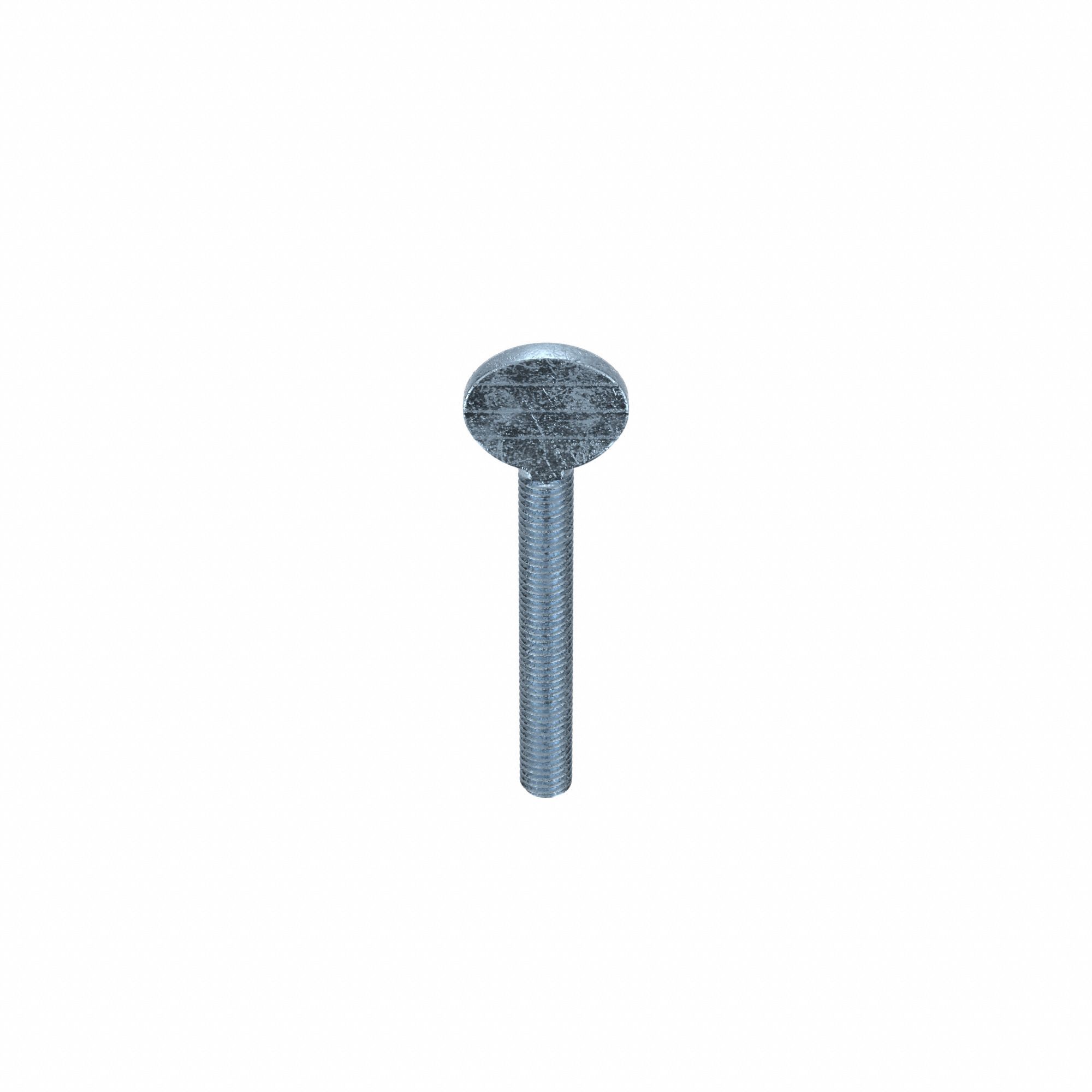 Thumb Screw: #10-32 Thread Size, 1 1/2 in Lg, Smooth, Spade, Steel, Zinc-Plated, 25 PK