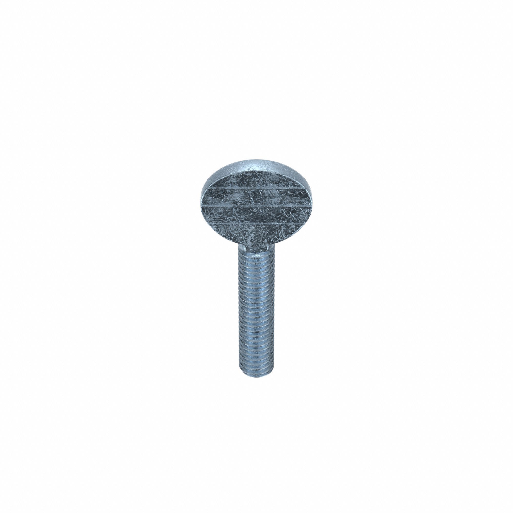 Thumb Screw: 5/16"-18 Thread Size, 1 1/2 in Lg, Smooth, Spade, Steel, Zinc-Plated, 5 PK