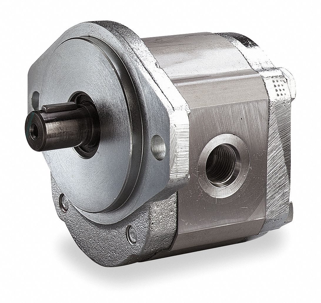 Hydraulic Gear Pump: 0.98 Displacement (Cu. In./Rev.), 7.1 GPM @ 1800 RPM and 1000 PSI