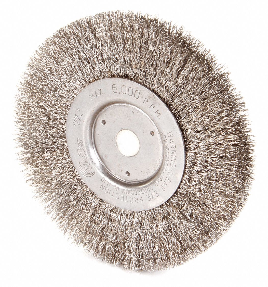 Crimped Wire Wheel Brush Arbor Hole