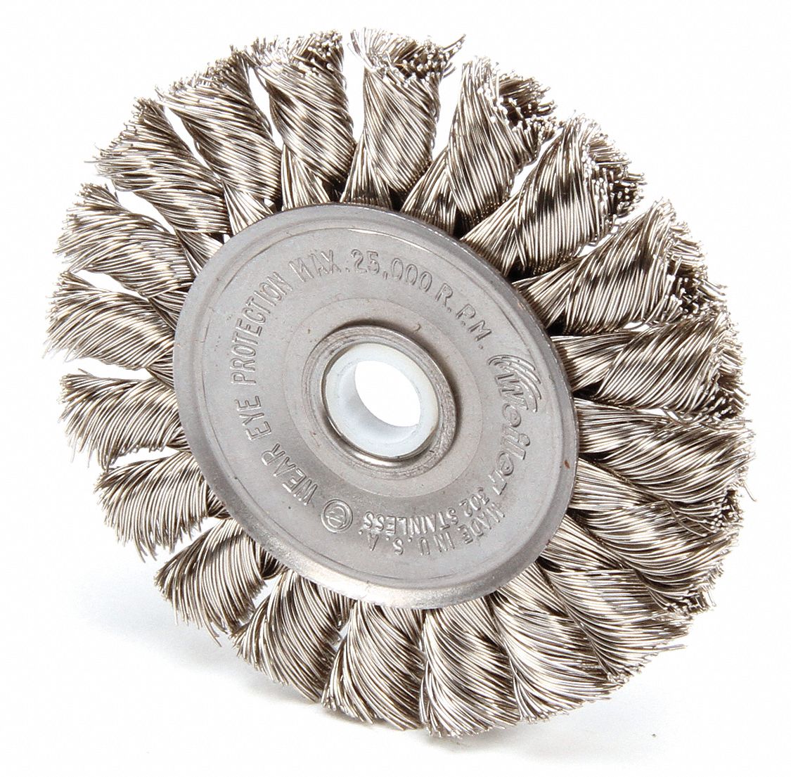 Crimped Wire Wheel Brush Arbor Hole